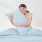 2 Pack Cooling Pillow Cases, Standard 20" x 26", Blue