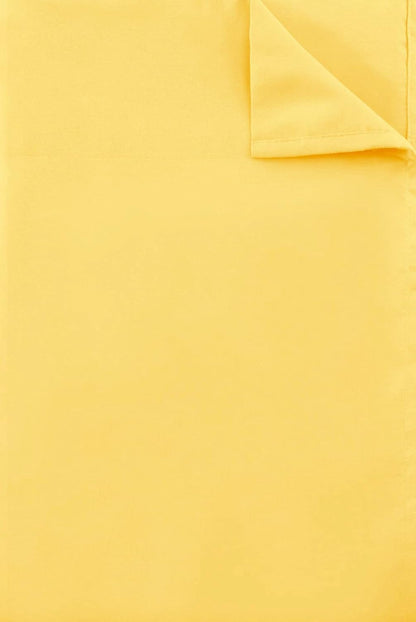 Flat Sheet Single,1 Pack Solid Flat Sheet Smooth Touch Hotel Quality (Twin, Yellow)