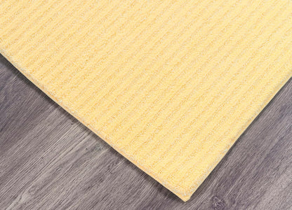 Sheridan Rubber Ducky Yellow 3 Piece Set (21" X 34" Rug, Lid, Contour) Plush Strip Machine Washable Nylon Bath Rug